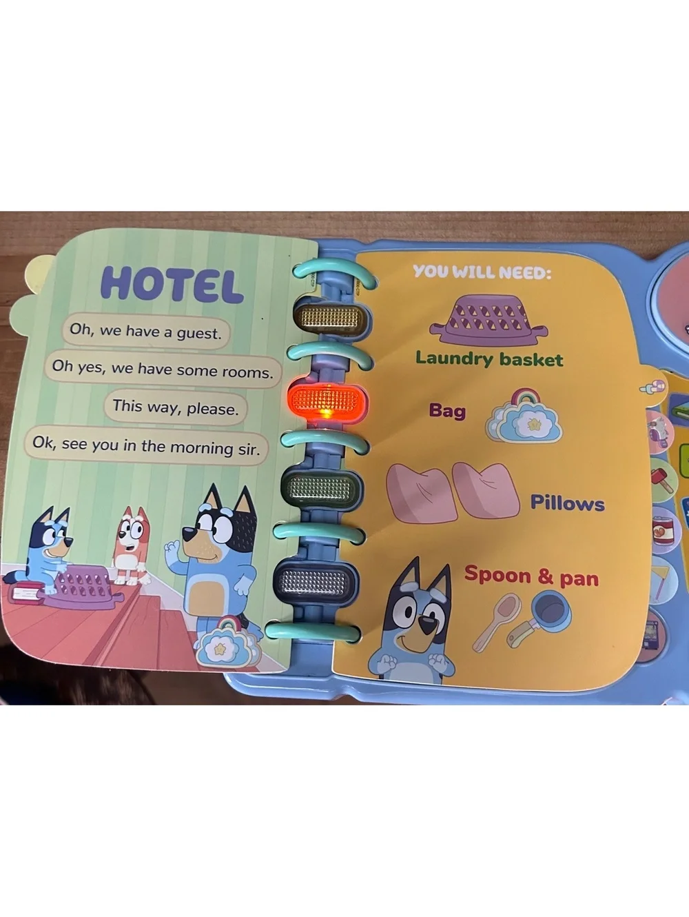 Bluey Book of Games Interactive Learning Toy